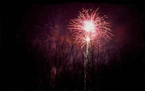 Sparks in the first night of the Year