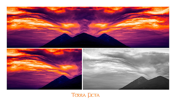 Terra ficta - Paesaggi fantastici - Triptych