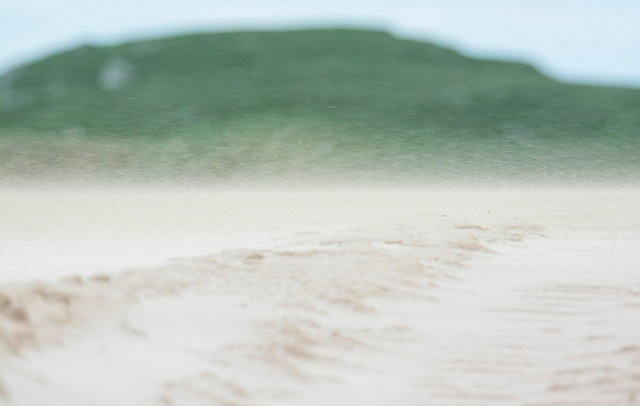 Sand storm at Cape Faraid