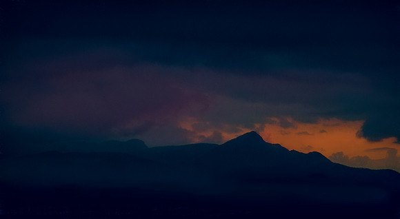 Troubled italian sky